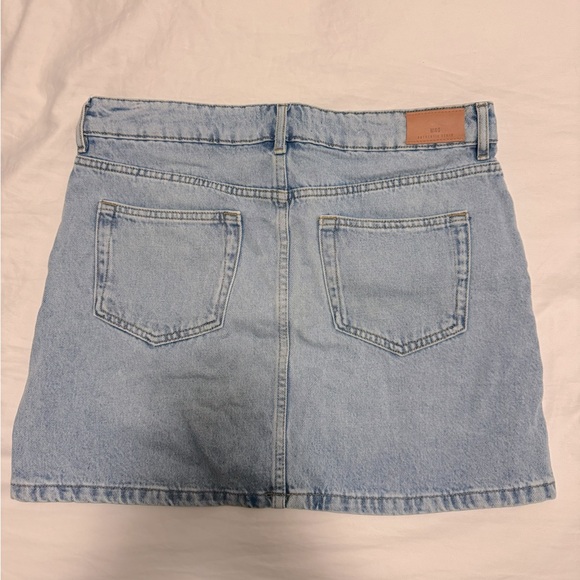 Mango Mini Denim Mini Skirt Small - Picture 2 of 4